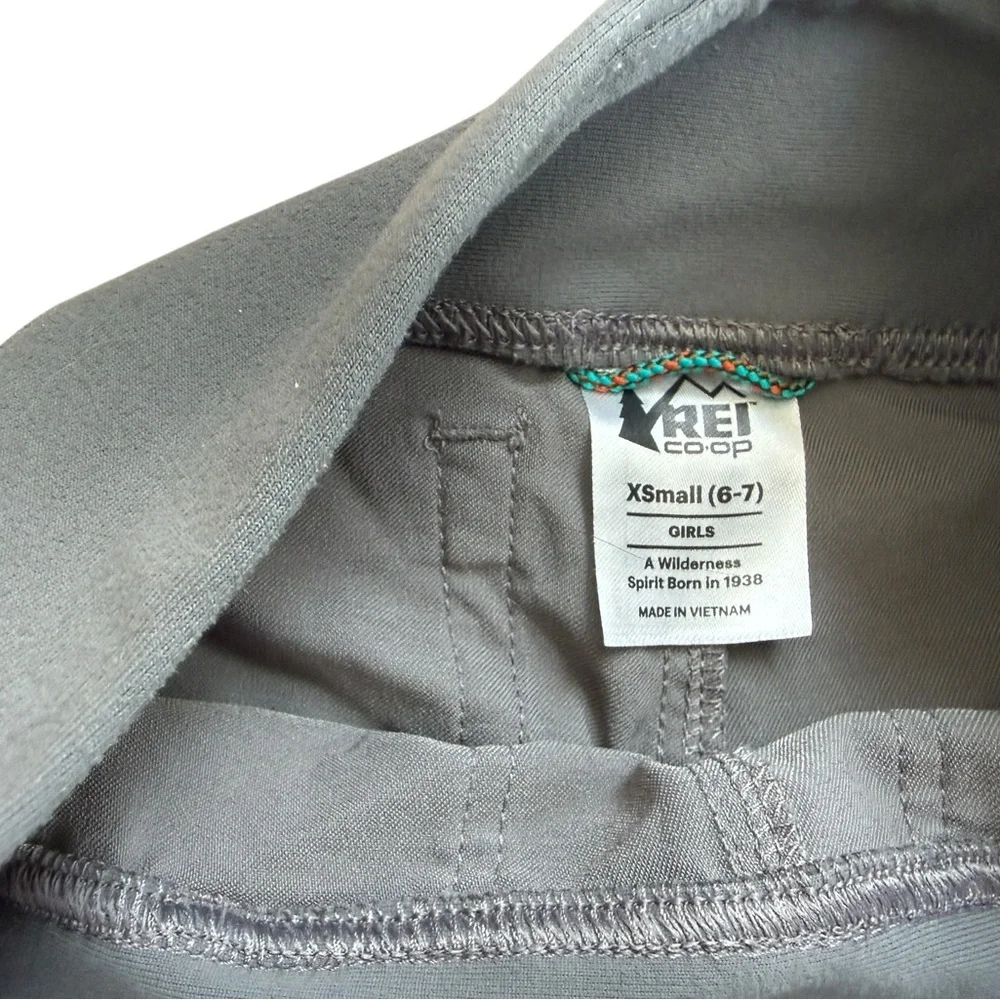 REI Gray Girls Active Hiking Pants - Picture 2 of 6